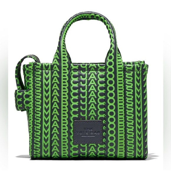 Marc Jacobs Green Geometric Tote Bag